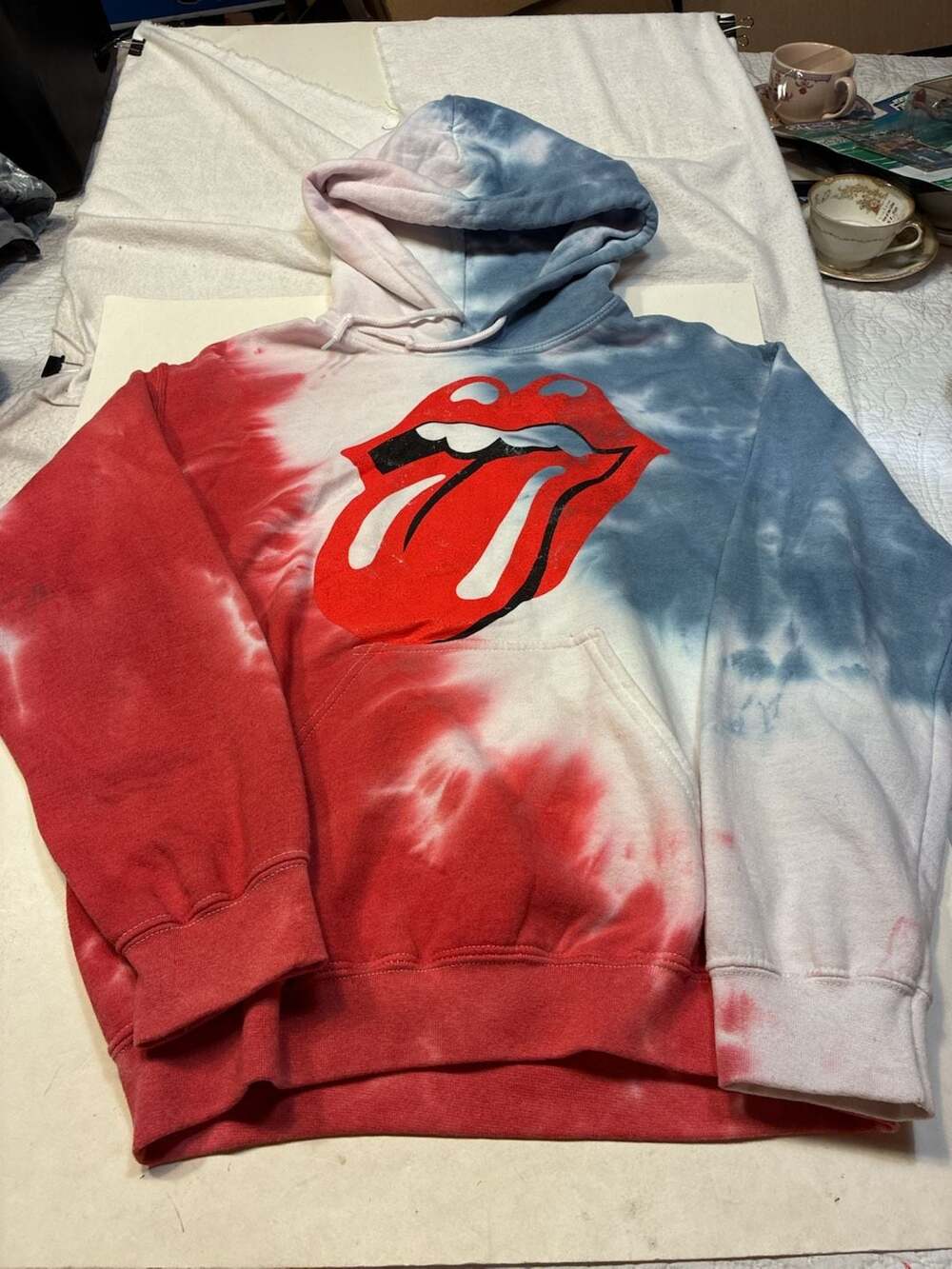 Rolling Stones Tie Dye No Filter Tour Hoodie